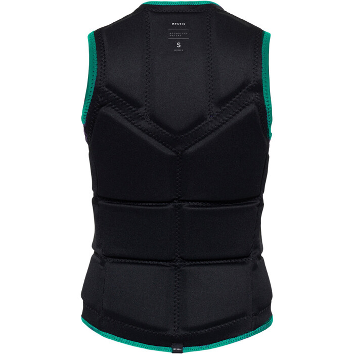 2024 Mystic Frauen Star Front Zip Wake Impact Vest 35005.240246 - Green